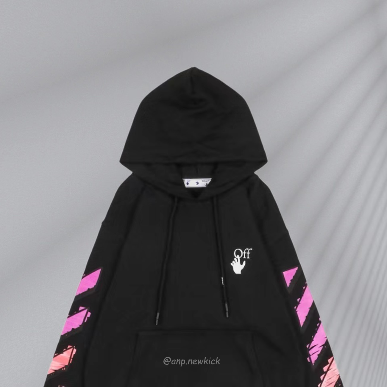 Off White Marker Hoodie Black Fuchsia Red Beige (30) - newkick.vip